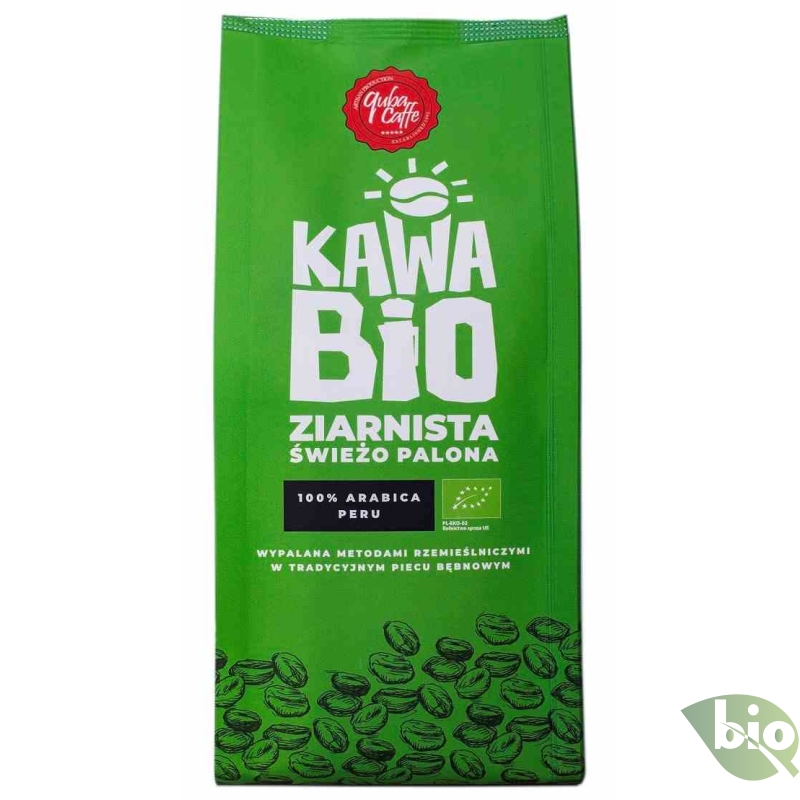 KAWA ZIARNISTA ARABICA 100 % PERU BIO 250 g - QUBA CAFFE