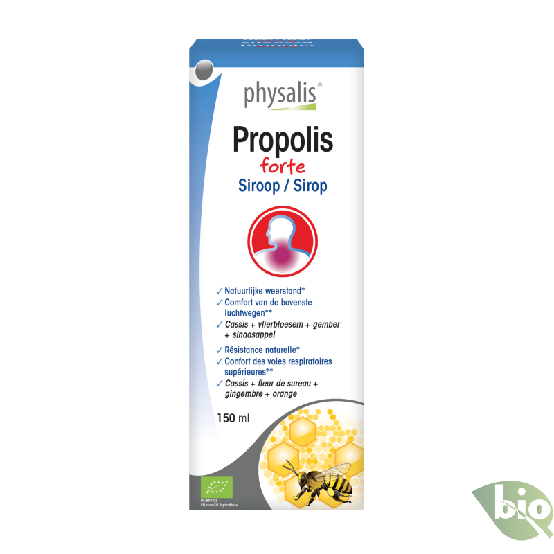 PROPOLIS+ FORTE SYROP BIO 150 ml - PHYSALIS