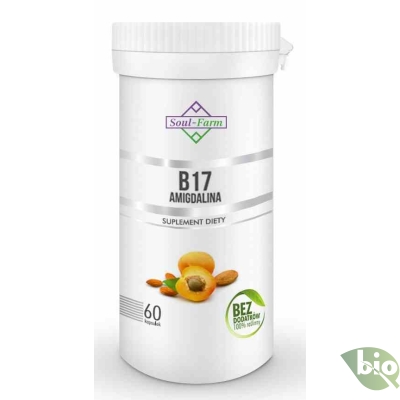 AMIGDALINA B17 (EKSTRAKT Z PESTEK MORELI 5:1) 60 KAPSUŁEK (260 mg) - SOUL FARM