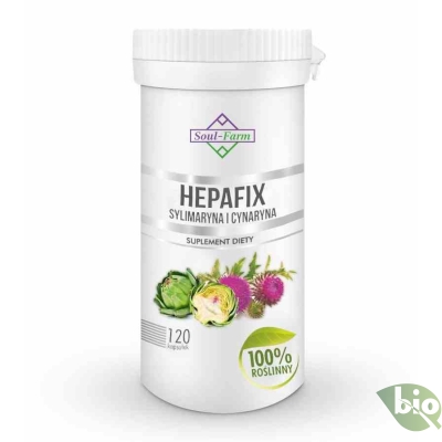 HEPAFIX SYLIMARYNA I CYNARYNA 120 KAPSUŁEK (560 mg) - SOUL FARM