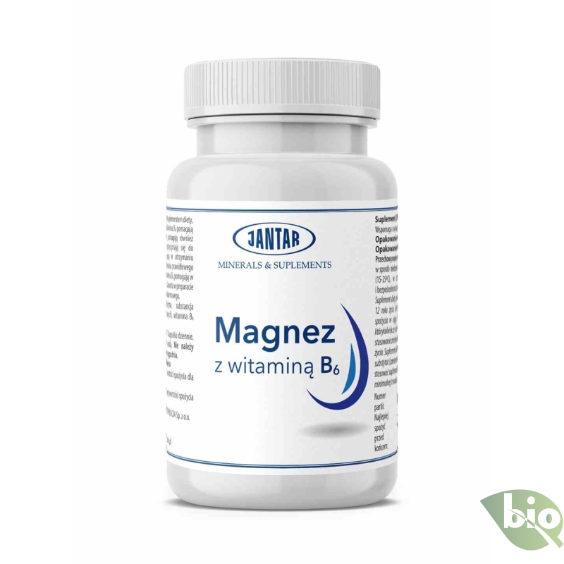 MAGNEZ + WITAMINA B6 90 KAPSUŁEK (60 mg + 1