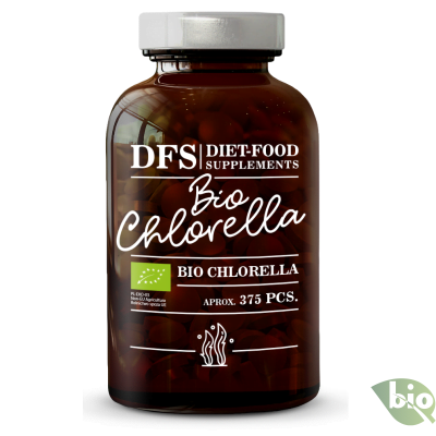 CHLORELLA BIO 375 TABLETEK 150 g (400 mg) - DIET-FOOD